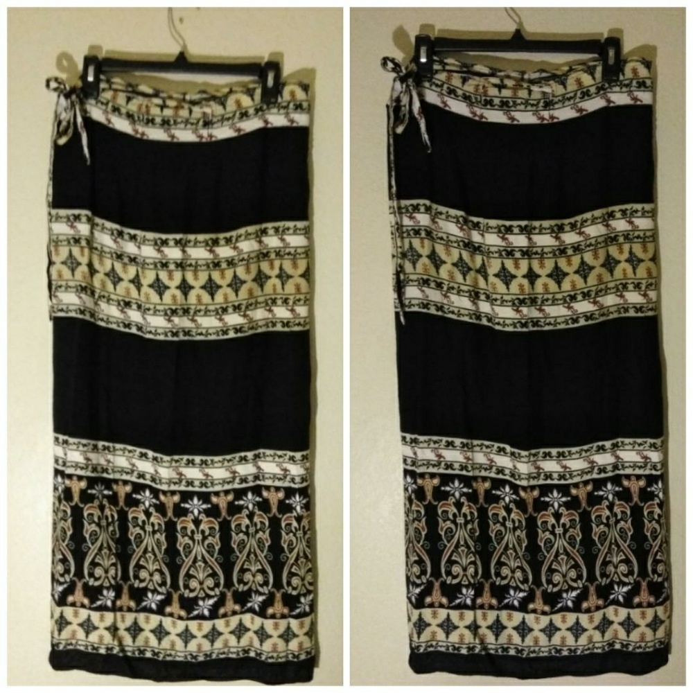 Vintage Thailand Wrap Skirt OSFM